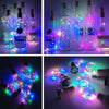 Copper Wire LED String Lights powered by Solar Wine Bottle Cork 10 Pack