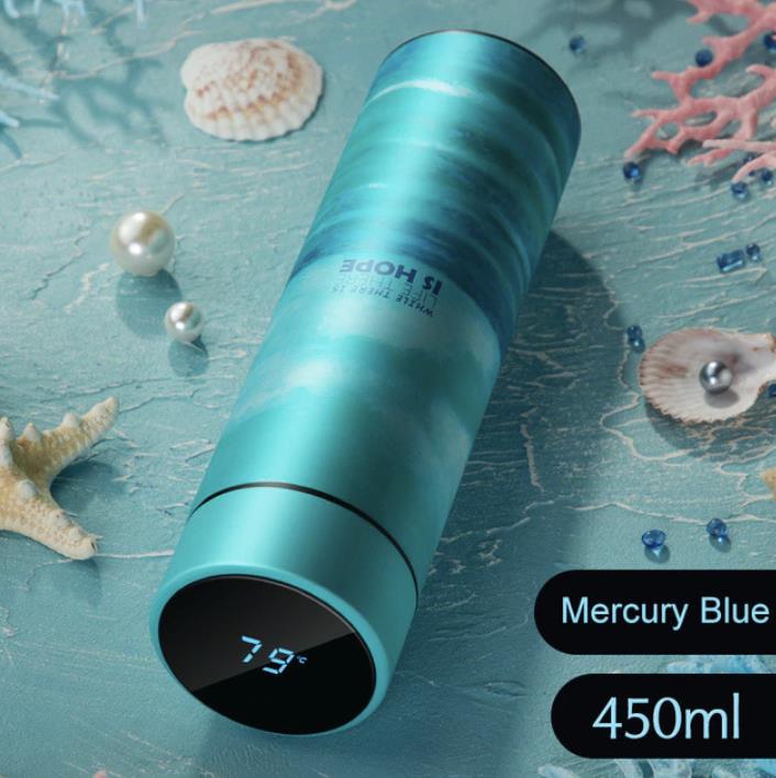 Thermos Bottle with Temperature Display
