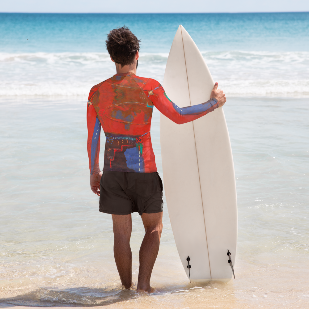 LEAP OF FAITH - Men's Long-Sleeved Rash Guard