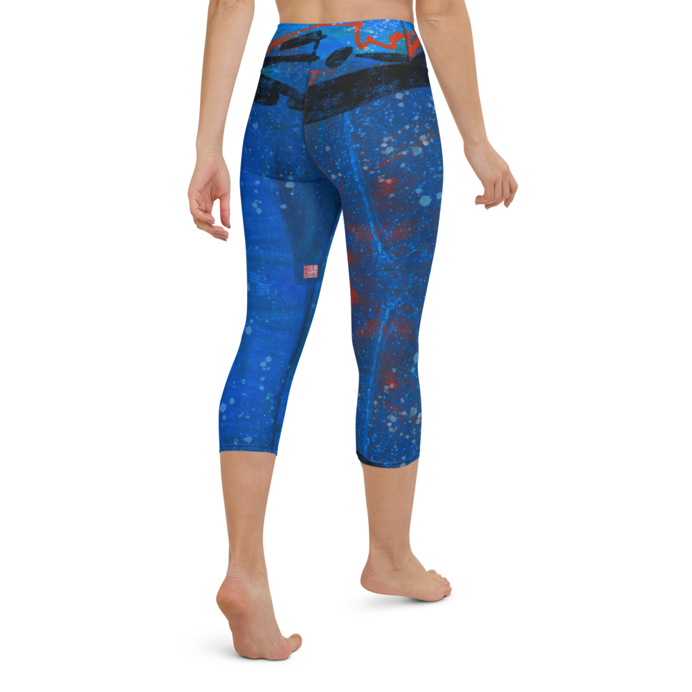 SWIMMING - Yoga Capri Leggings