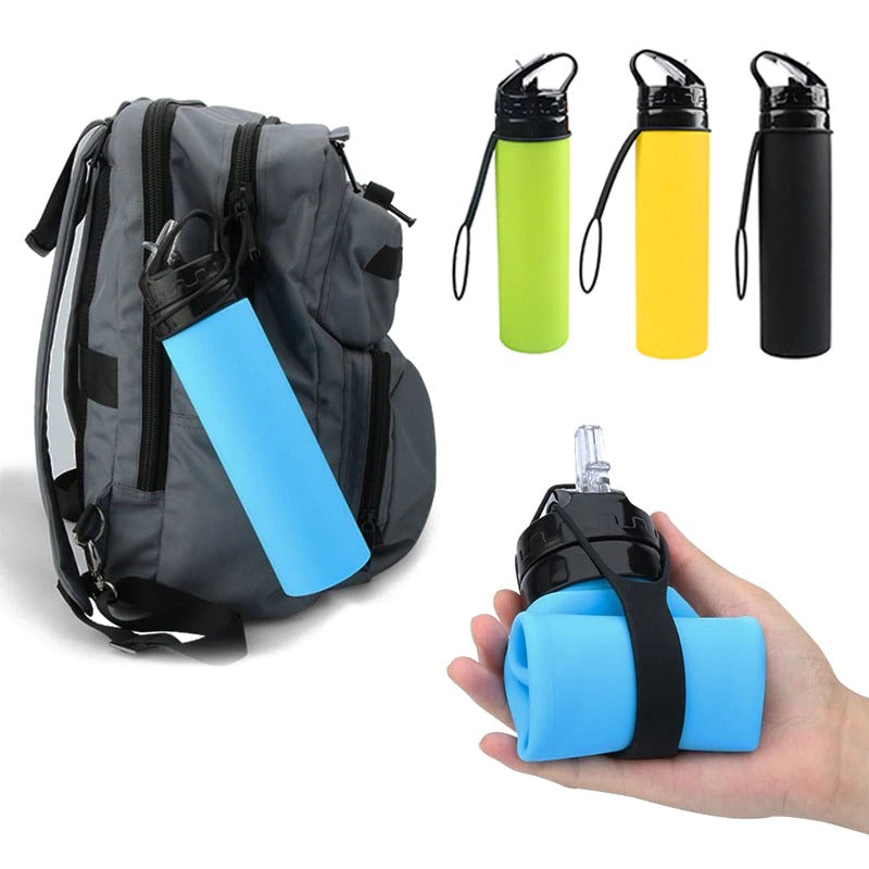 Foldable Silicone Water Bottle 600ML