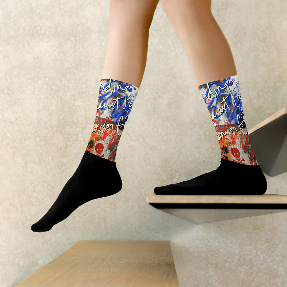 BONDING AGAINST A COMMON ENEMY - Unisex Socks Per Pair