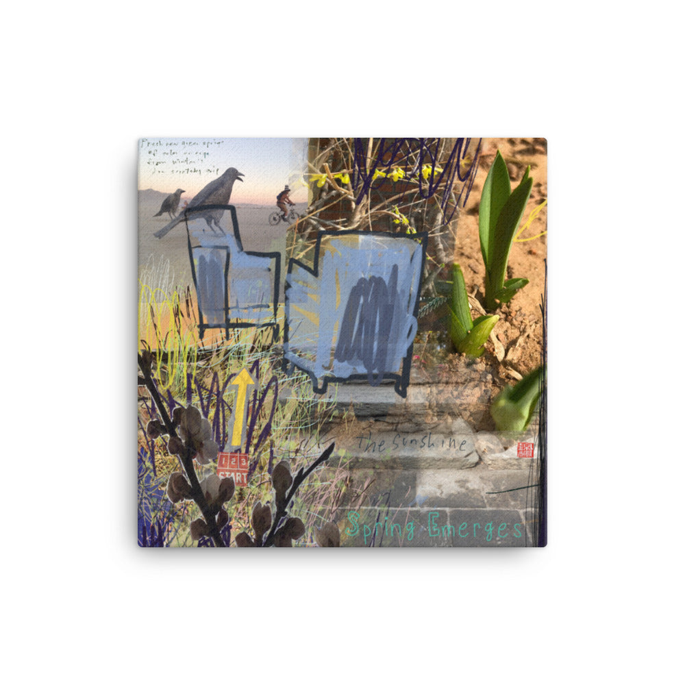 SPRING EMERGE Canvas - Gregory Burns
